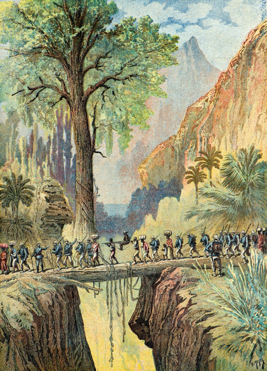 Charles Le Myre de Vilers und die französischen Kolonisten, 1895 von Henri Meyer