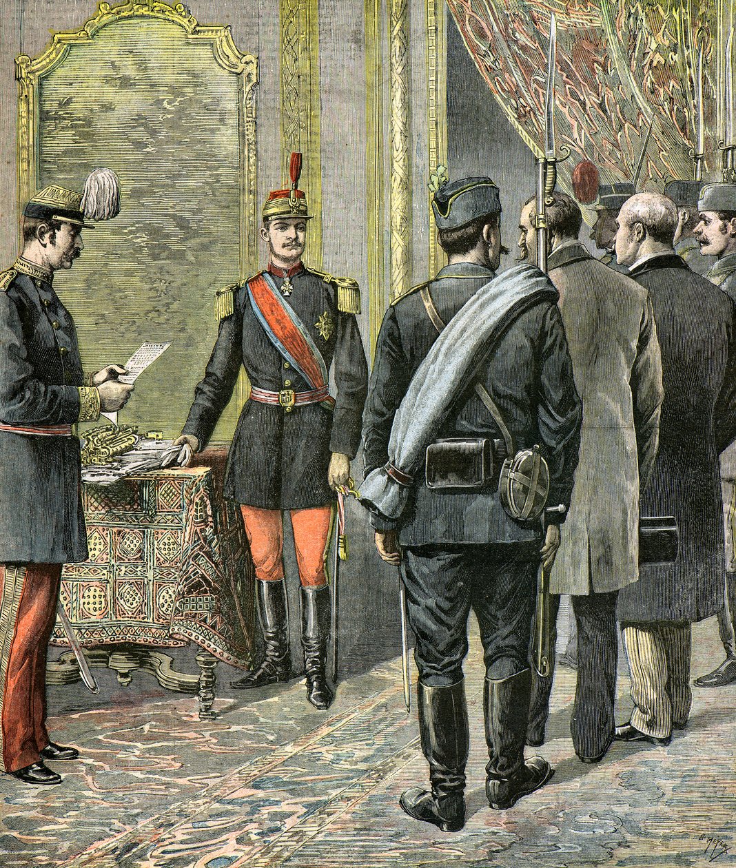 König Alexander I. übernimmt die Macht in Serbien von Henri Meyer