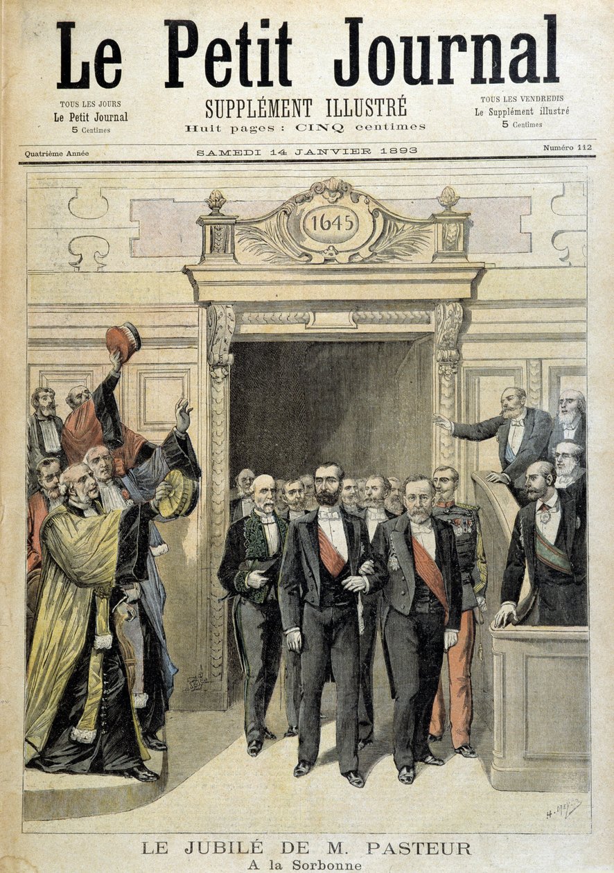 Das Jubiläum von M. Pasteur an der Sorbonne - in „Le Petite Journal“ vom 14.01.1893 von Henri Meyer