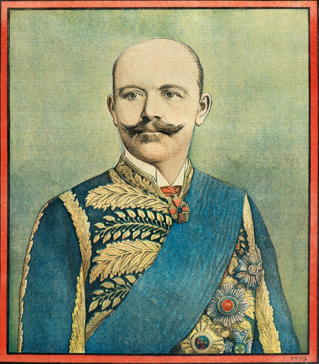 Porträt von Graf Mikhail Muraviov von Henri Meyer