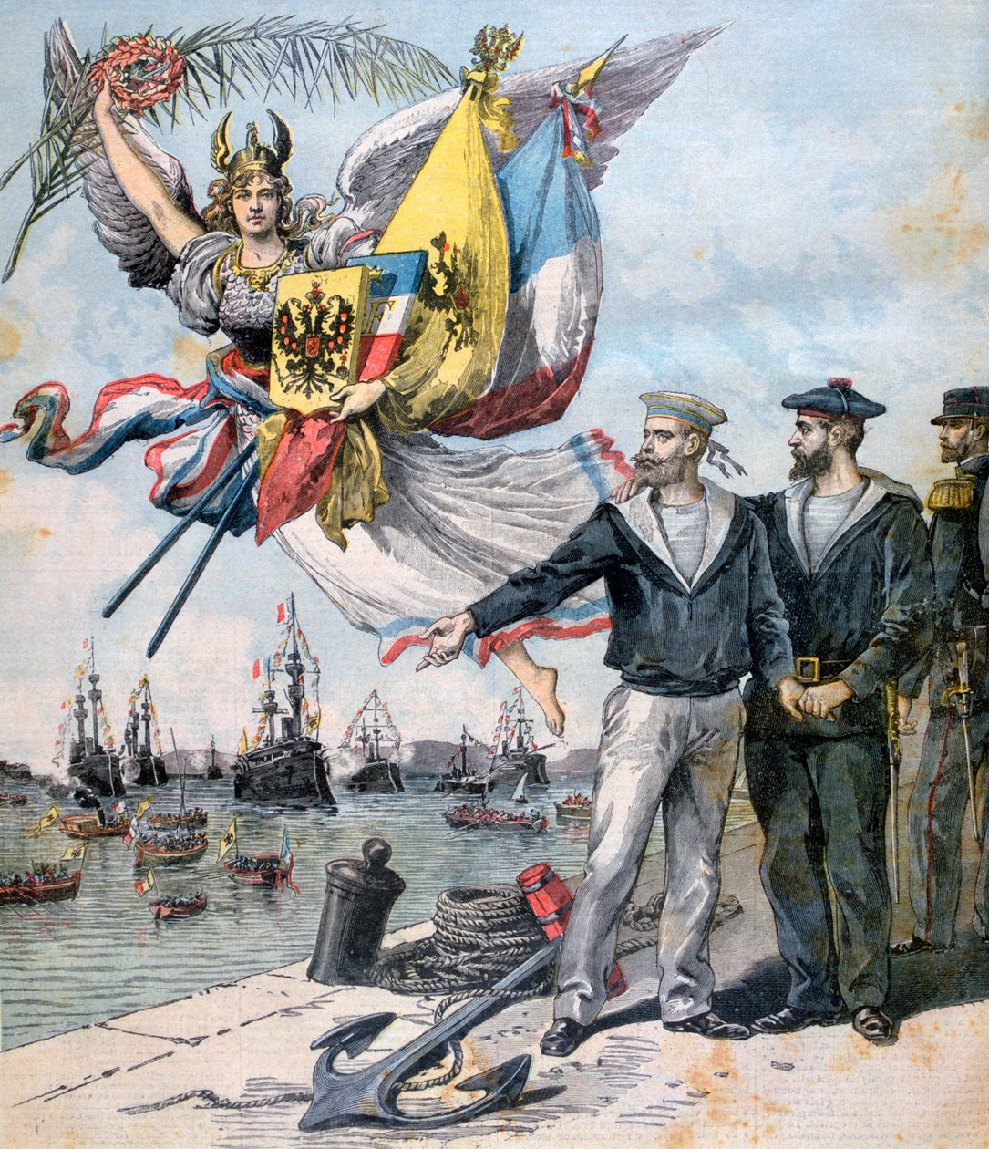 Die französisch-russische Entente, 1893 von Henri Meyer