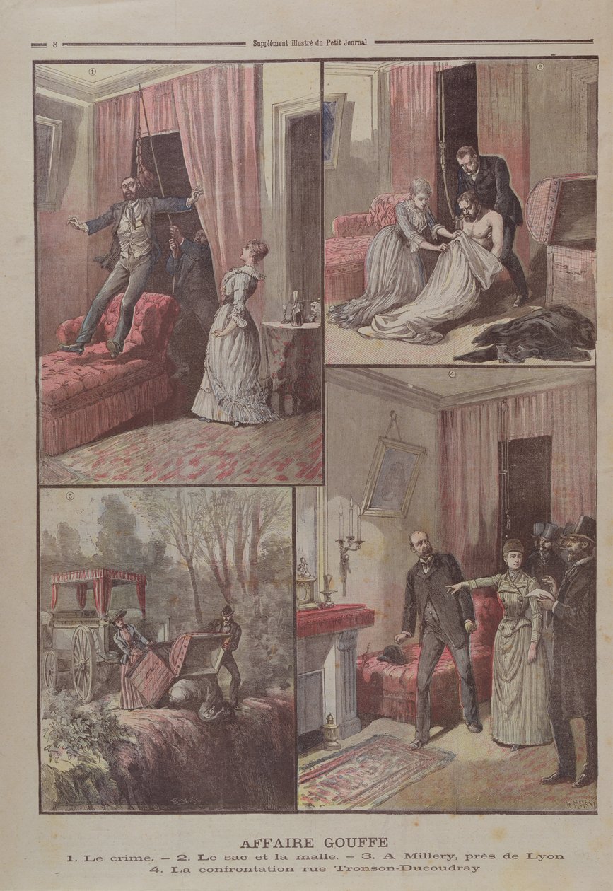 Das Gouffe-Mysterium, Illustrationen aus 