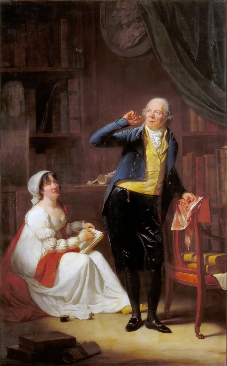 Jacques Delille und seine Frau von Henri Pierre Danloux