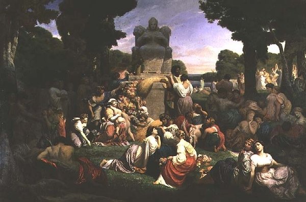 Hommage an die Natur, 1850 von Henri Pierre Picou