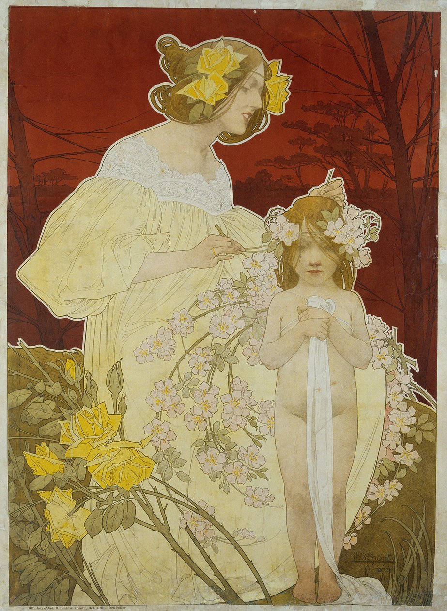 Palais de la Femme. Ausstellung von 1900 von Henri Henri Antoine Théodore Livemont