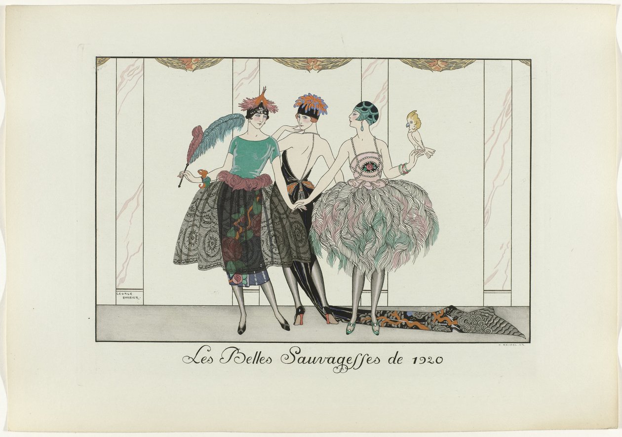 Les Belles Sauvagesses de 1920 von Henri Reidel