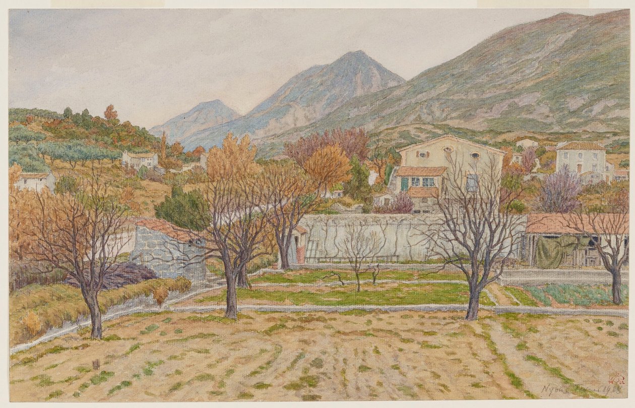 Umgebung von Nyons von Henri Rivière