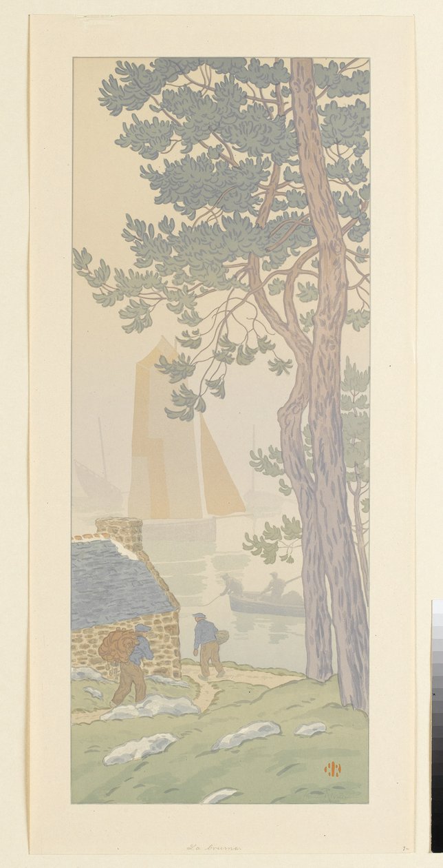 Der Nebel (Blatt 4 aus: La Féerie des Heures) von Henri Rivière