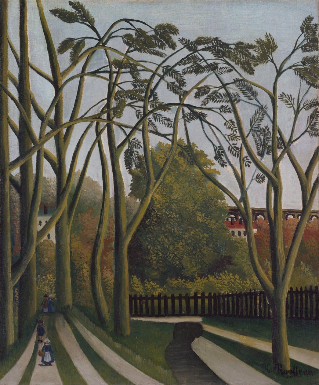 Die Ufer der Bièvre bei Bicêtre, ca. 1908-09 von Henri Rousseau