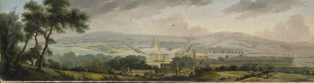 Ansicht der Rückseite eines Palastes von Henri Sallembier