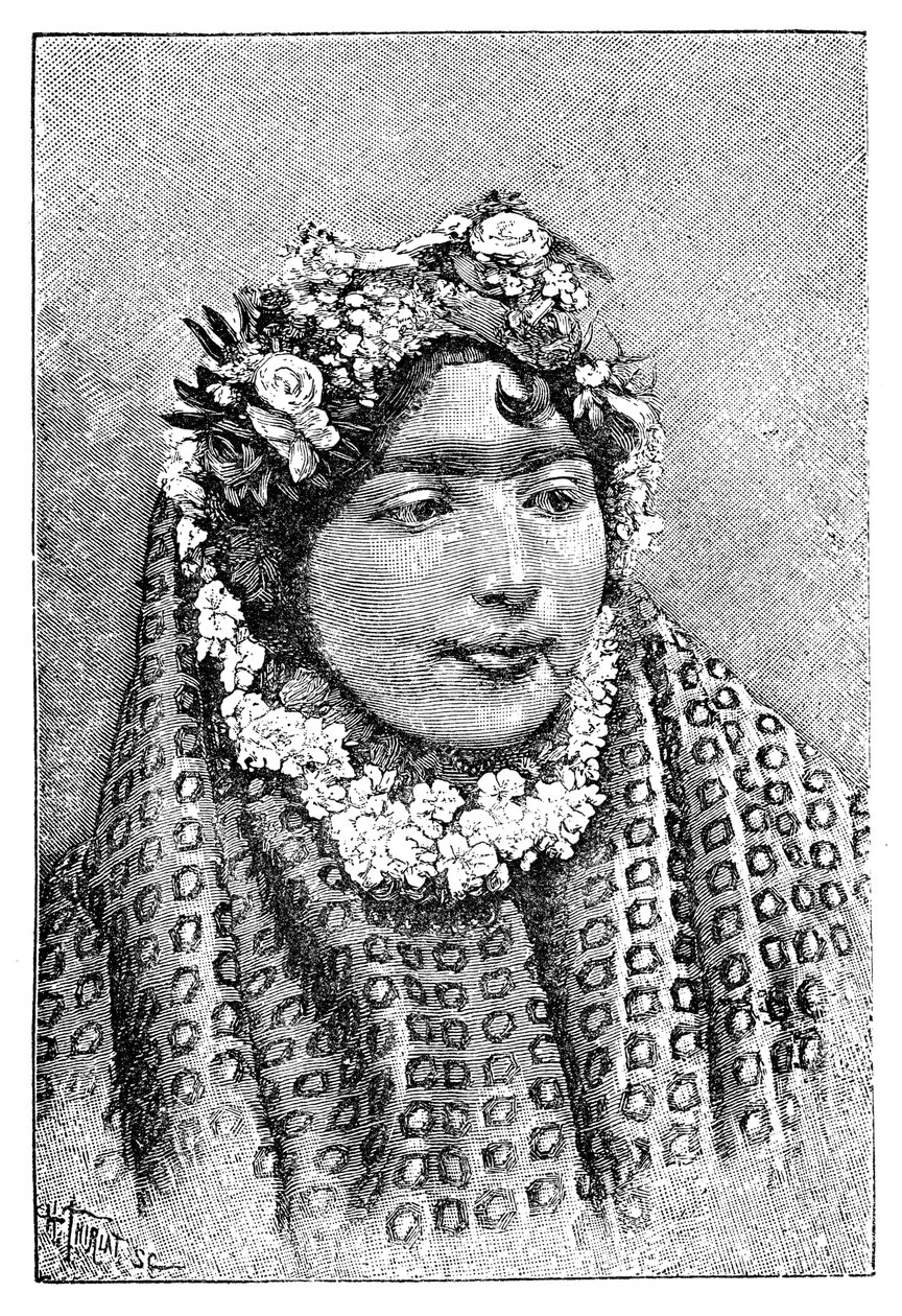 Eine edle persische Dame, 1895 von Henri Thiriat