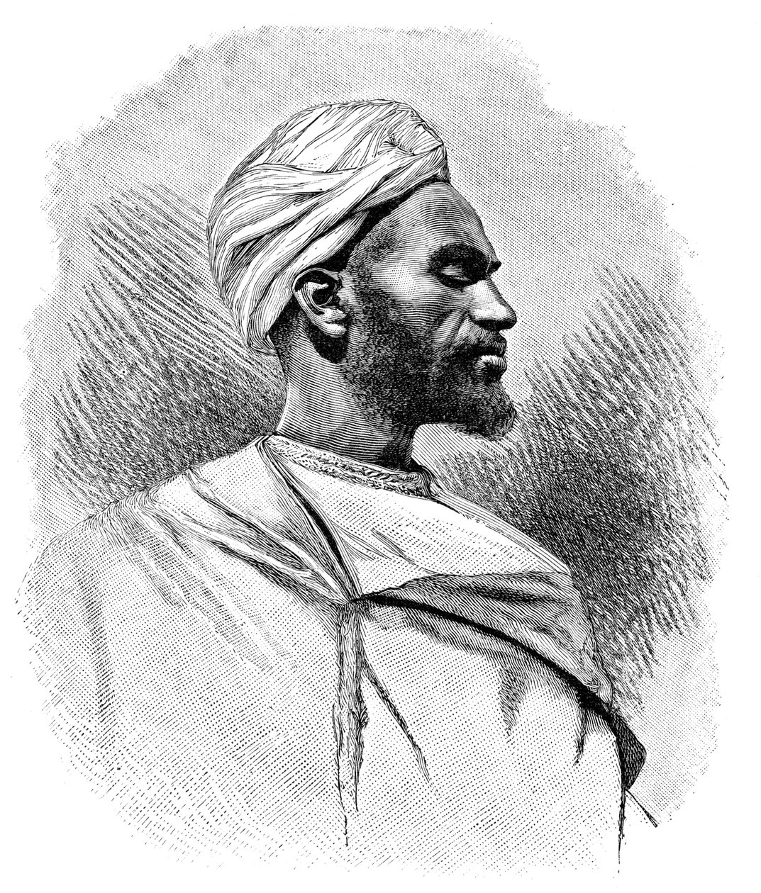 Ein arabischer Kameltreiber, Nordafrika, 1895 von Henri Thiriat