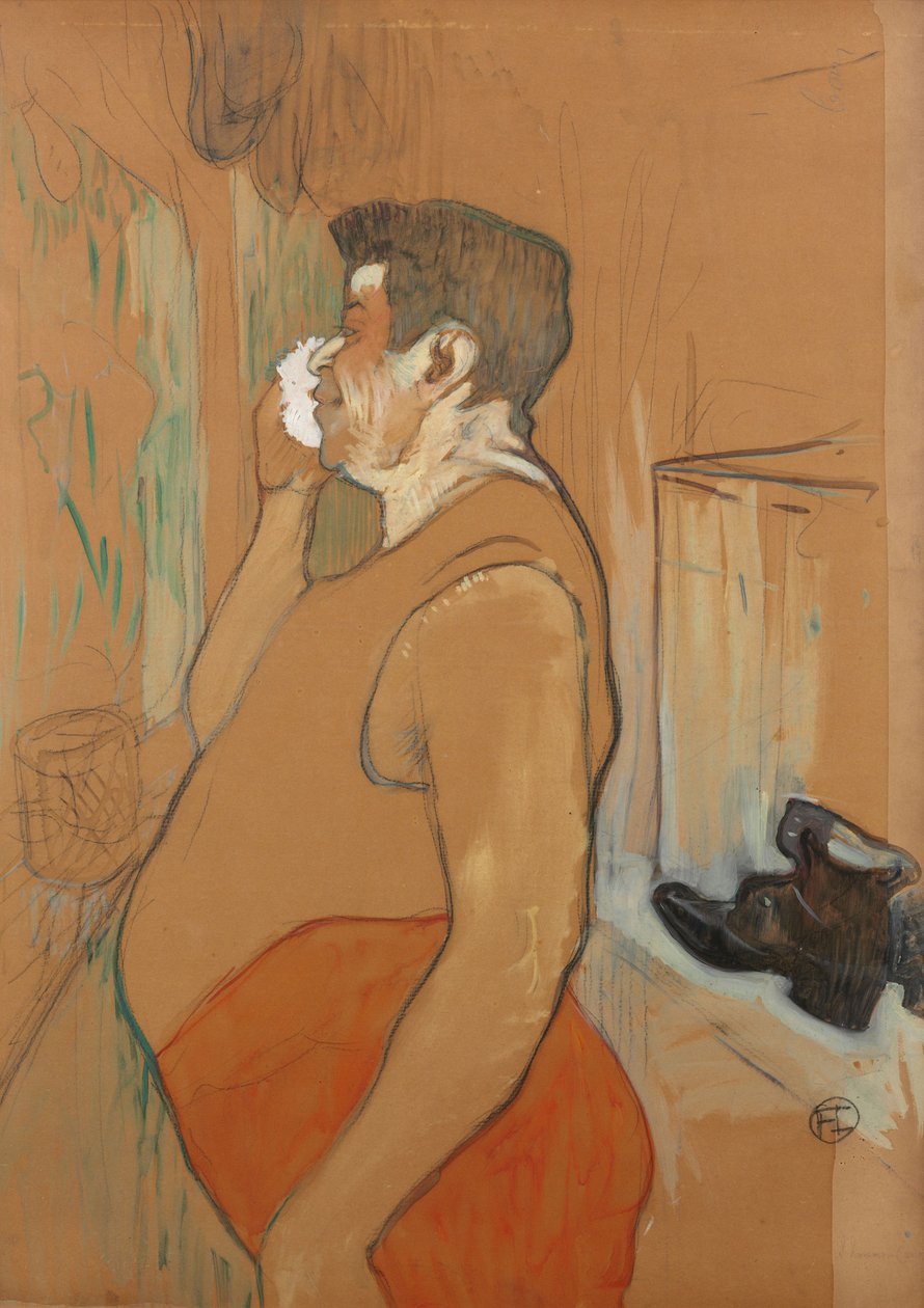 Monsieur Caudieux, Schauspieler im Café-Konzert, 1896 von Henri Toulouse Lautrec de