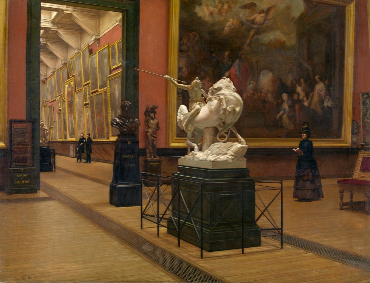 Das Innere des alten Museums von Henri Van Dyck