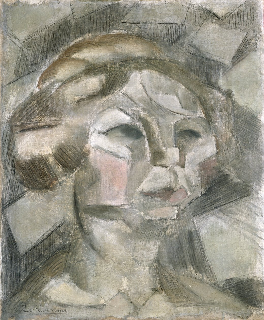 Studie für den Kopf der Fülle von Henri Victor Gabriel Le Fauconnier