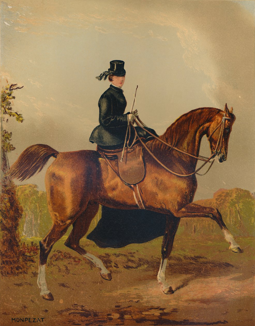 Ein Damenpferd - Das Eigentum des verstorbenen Earl of Pembroke, ca. 1840er Jahre von Henri d