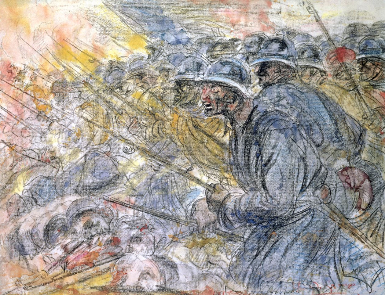 Der Angriff, Verdun von Henri de Groux