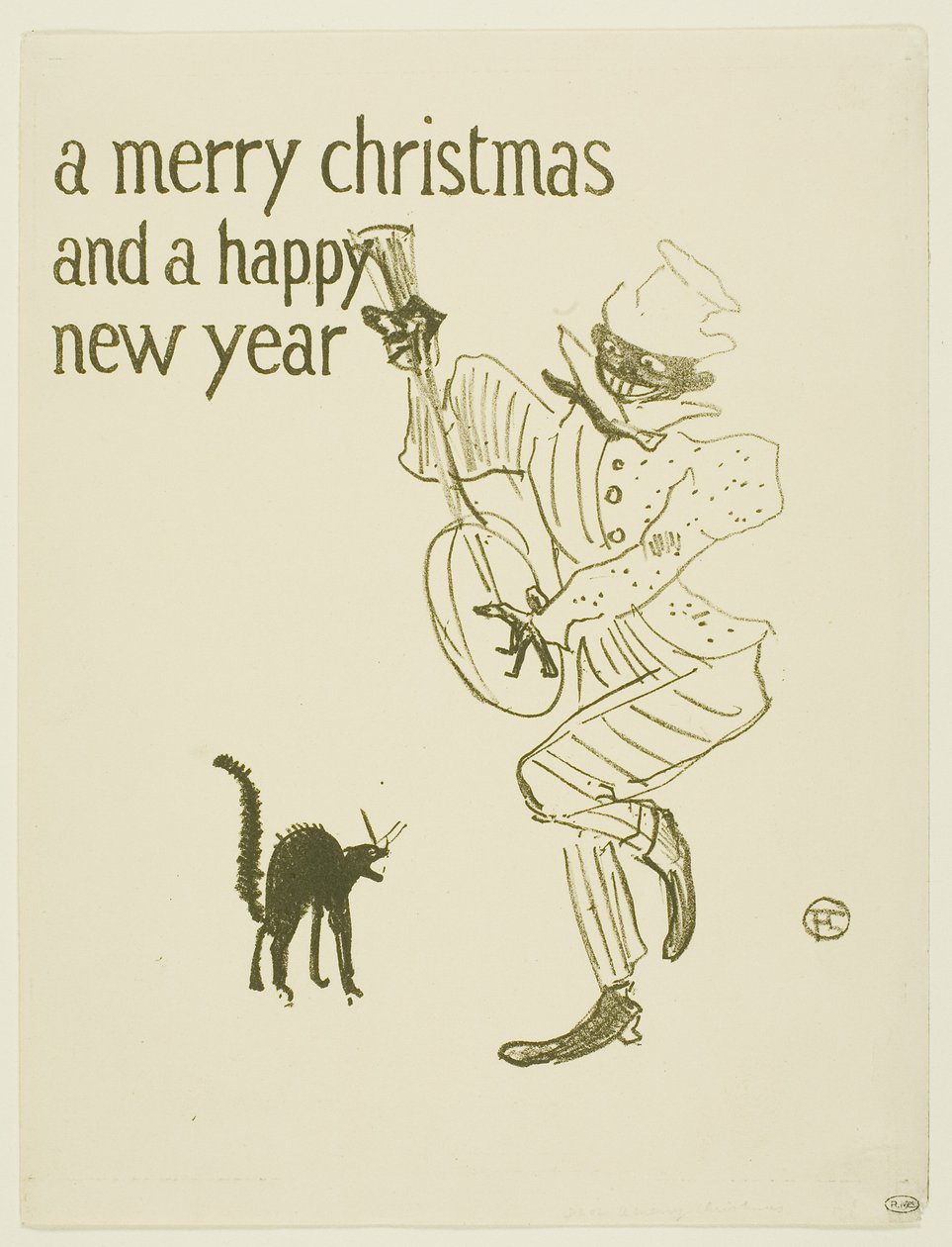 Fröhliche Weihnachten von Henri de Toulouse-Lautrec