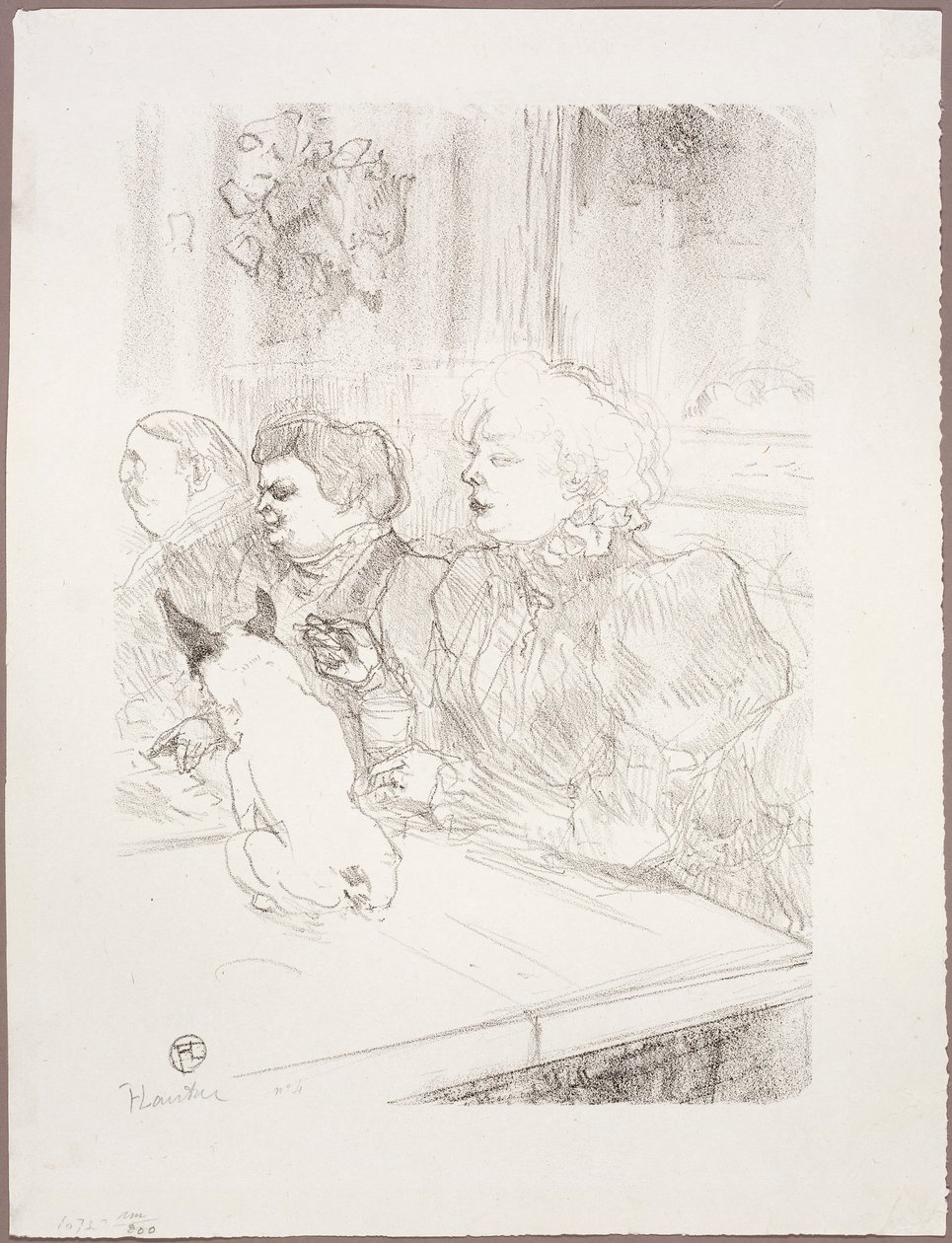 Bei La Souris, Madame Palmyre von Henri de Toulouse-Lautrec