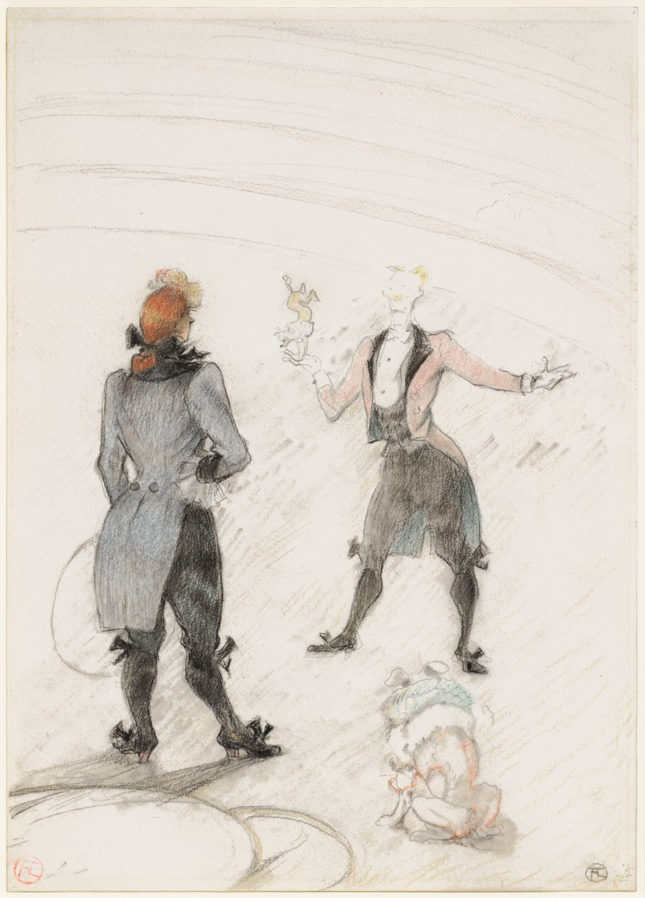 Im Zirkus: Der Hundetrainer von Henri de Toulouse-Lautrec