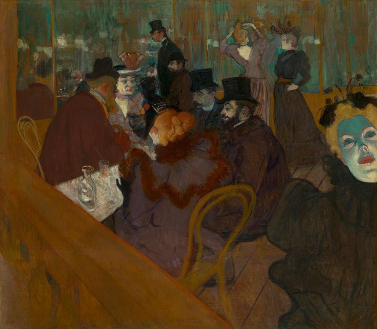 Im Moulin Rouge von Henri de Toulouse-Lautrec