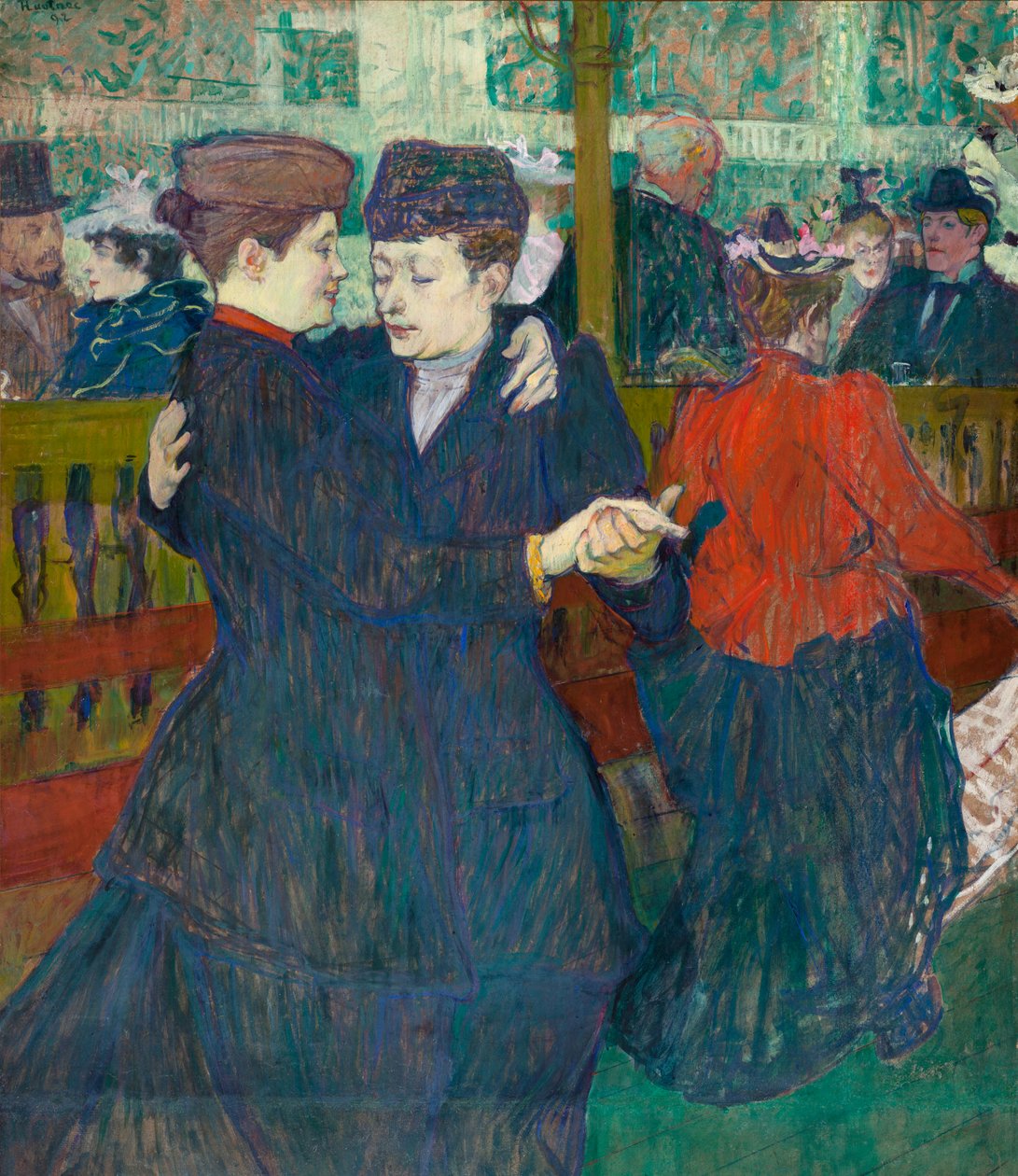 Im Moulin Rouge Zwei Frauen beim Walzer von Henri de Toulouse Lautrec