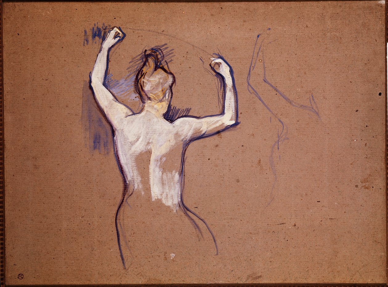 Ballett von Papa Chrysantheme (Studie für eine der Haupttänzerinnen) von Henri de Toulouse Lautrec