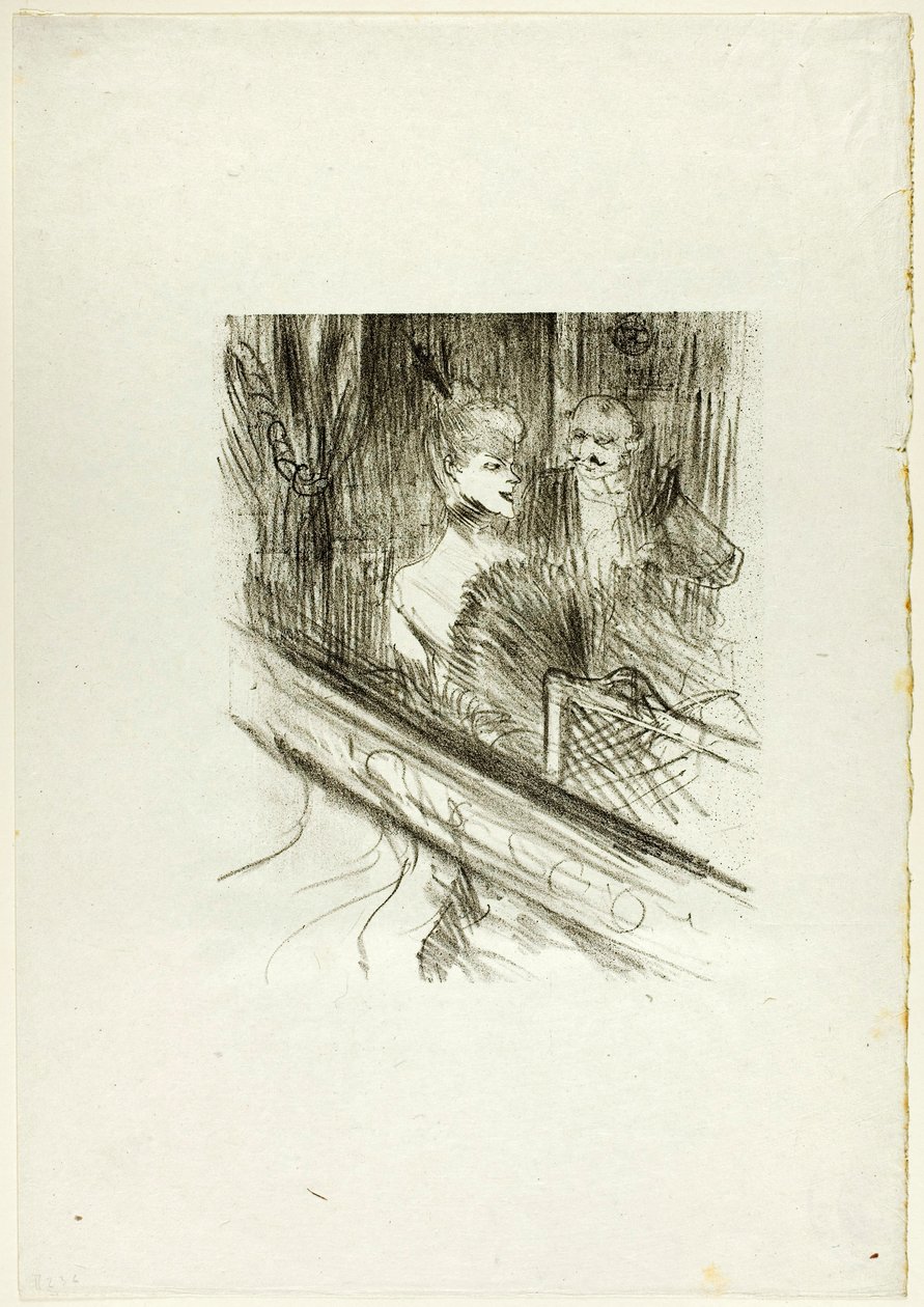 Baron Moïse, die Loge, aus Au Pied du Sinaï von Henri de Toulouse-Lautrec