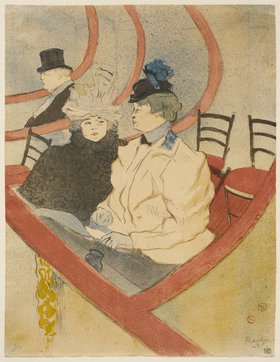 Loge im ersten Rang von Henri de Toulouse-Lautrec