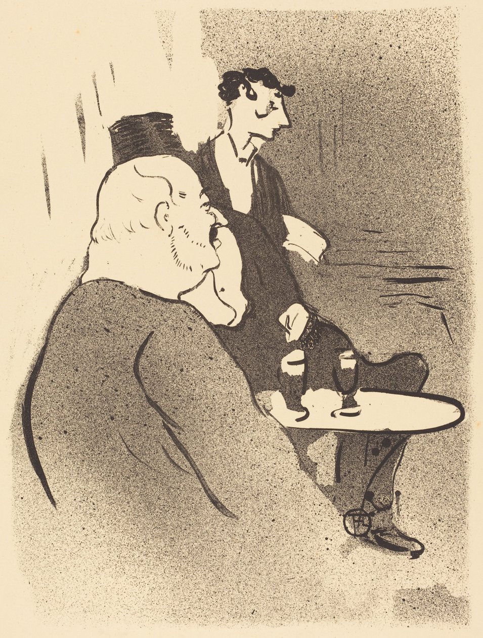 Ducarre bei den Botschaftern von Henri de Toulouse-Lautrec
