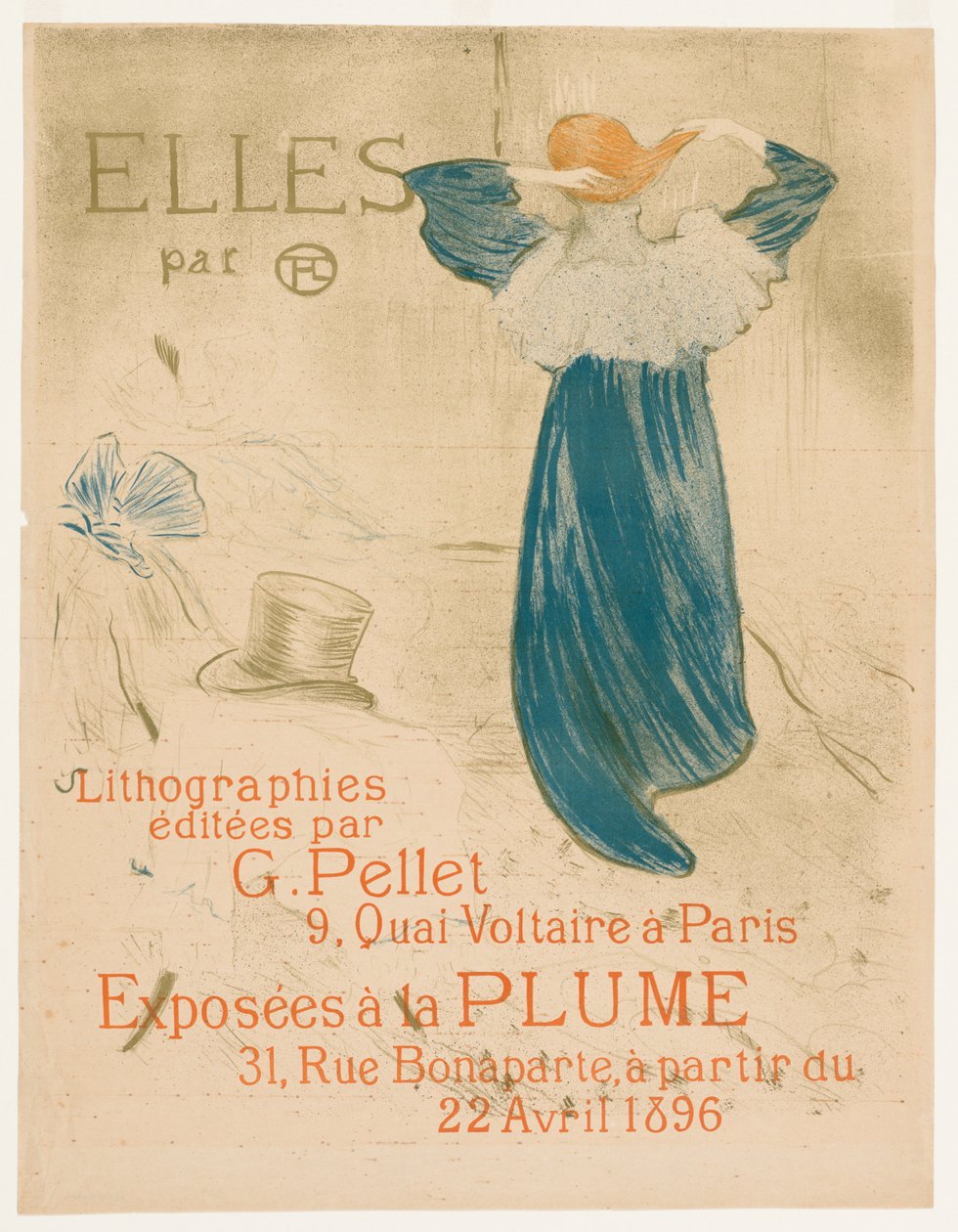 Elles: Frontispiz von Henri de Toulouse-Lautrec
