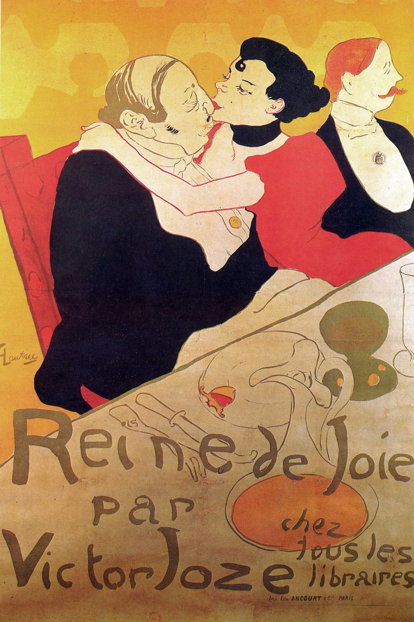 Henri de Toulouse-Lautrec 1864 - 1901, französischer Maler, Reine de Joie 1892 von Henri de Toulouse Lautrec