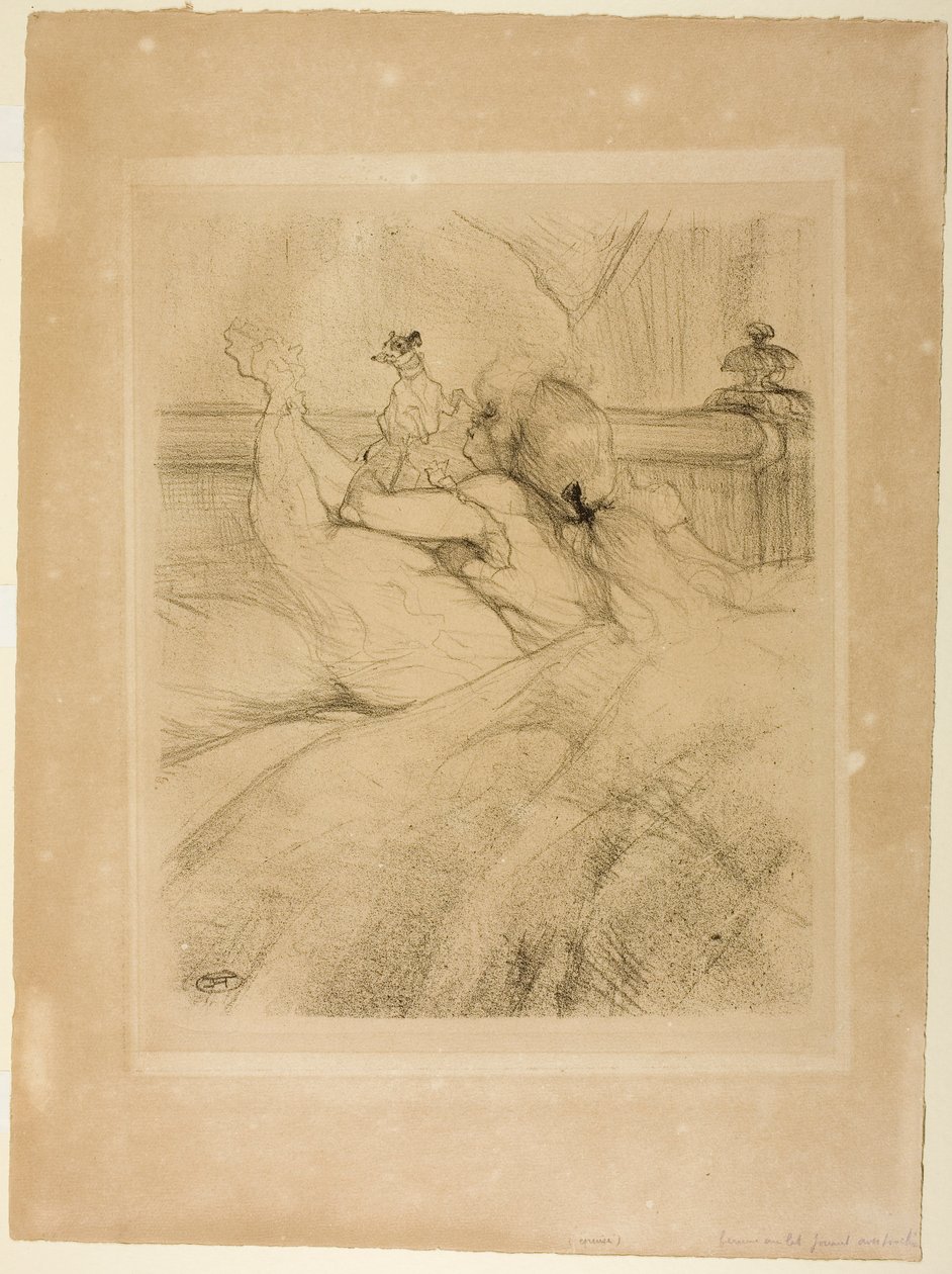 Im Bett von Henri de Toulouse-Lautrec