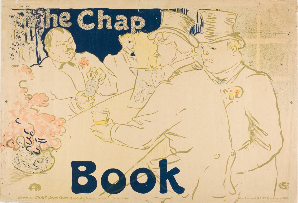 Irische und amerikanische Bar, Rue Royale—The Chap Book von Henri de Toulouse-Lautrec