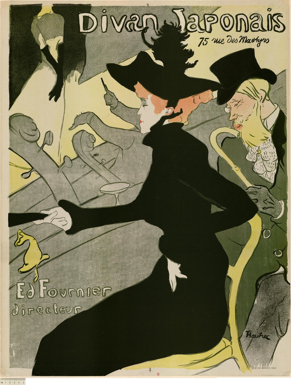 Le Divan Japonais von Henri de Toulouse-Lautrec