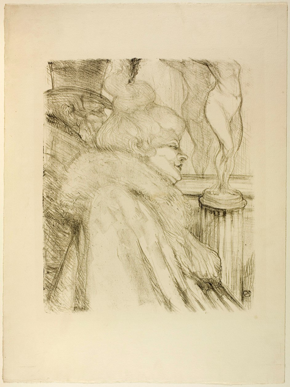 Das Theater verlassen von Henri de Toulouse-Lautrec