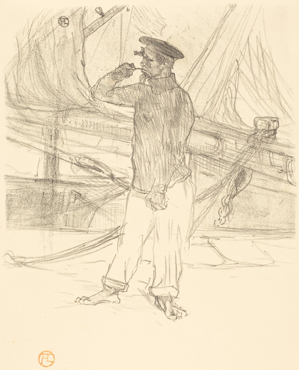 Der Hering von Henri de Toulouse-Lautrec