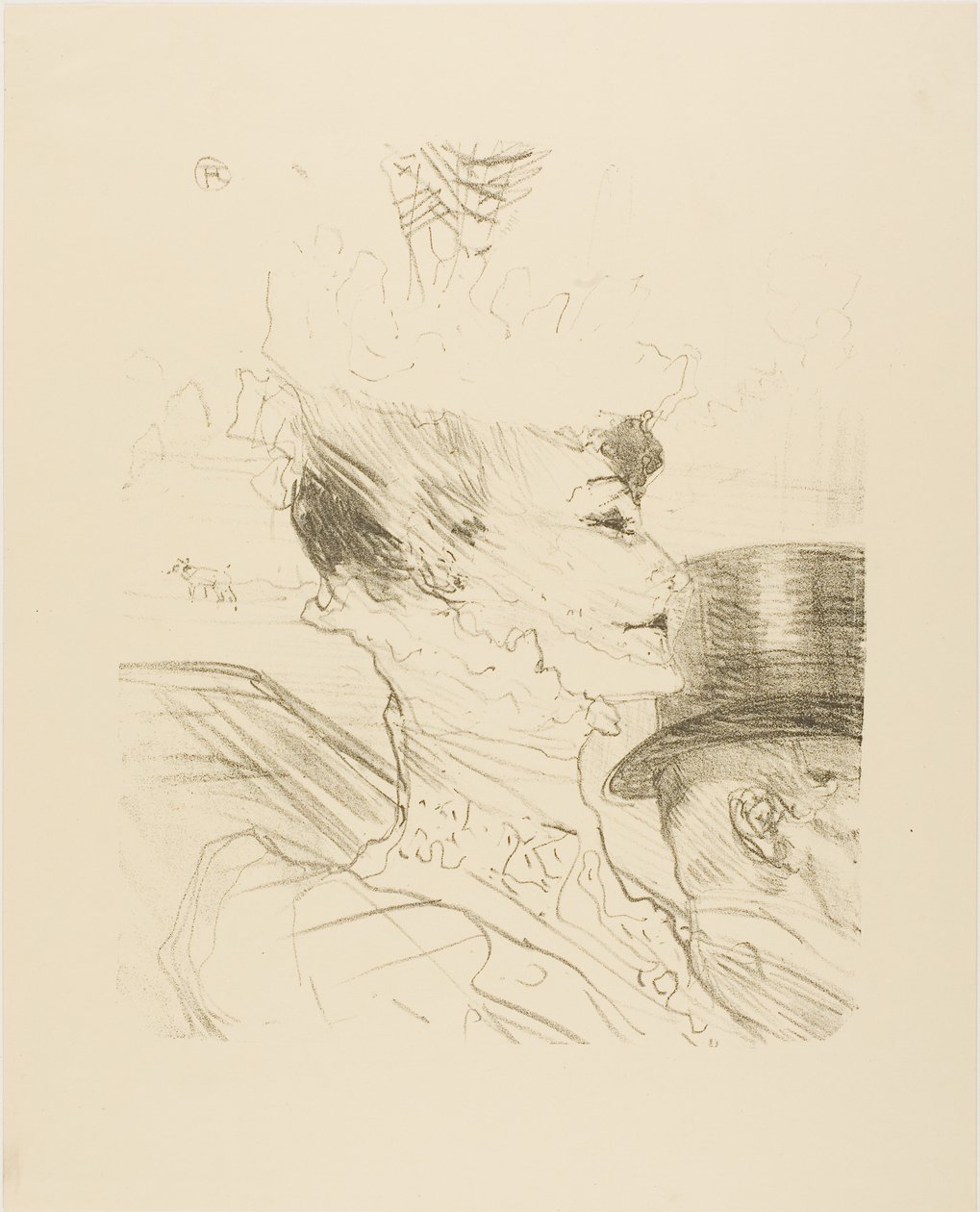 Louise Balthy, aus Dreizehn Lithographien von Henri de Toulouse-Lautrec