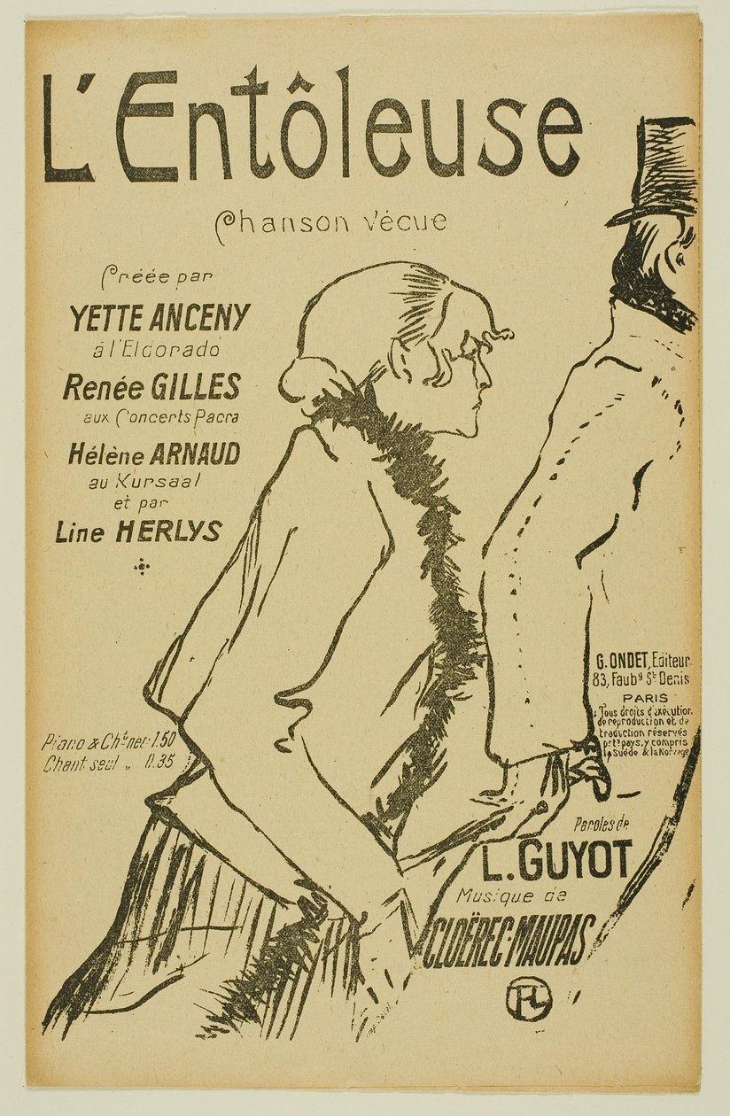 Arme Straßenläuferin! von Henri de Toulouse-Lautrec