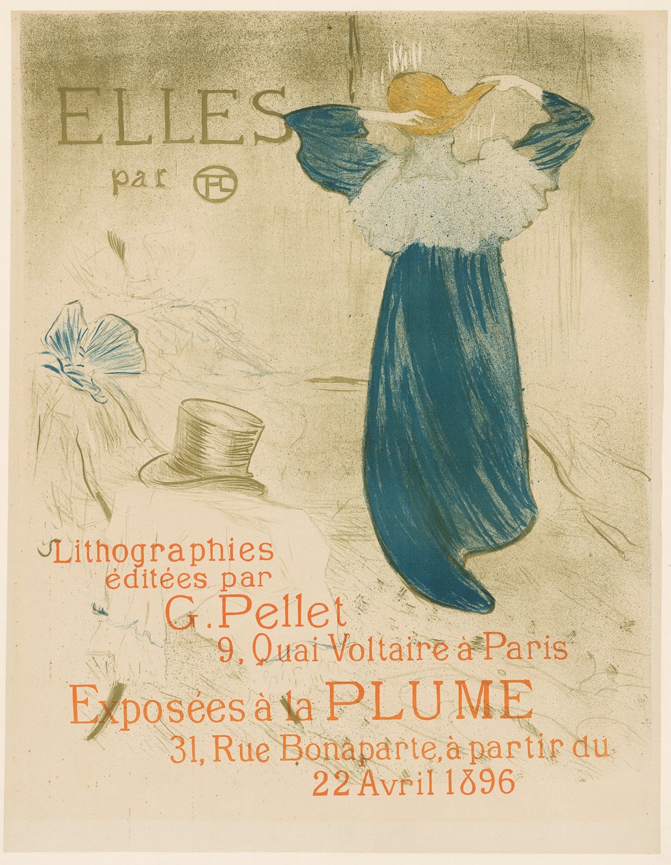 Plakat für Elles von Henri de Toulouse-Lautrec
