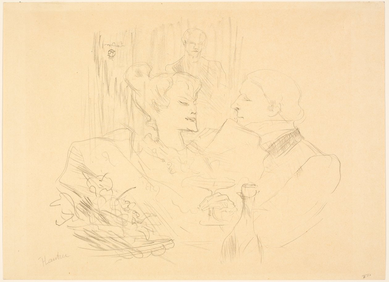 Abendessen in London von Henri de Toulouse-Lautrec