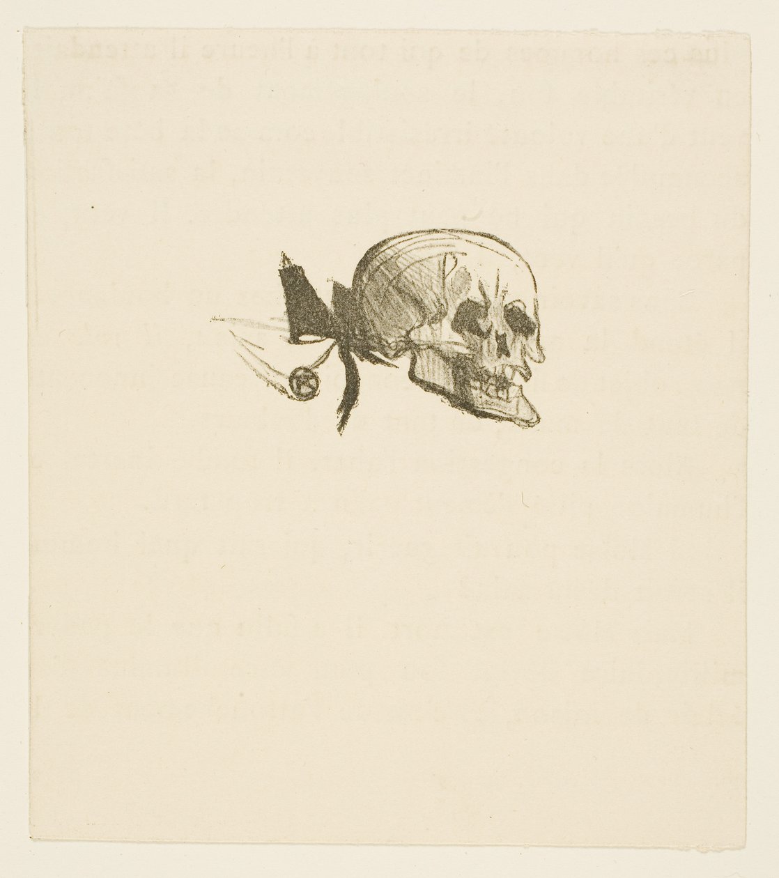 Schlussvignette aus Au Pied du Sinaï von Henri de Toulouse-Lautrec