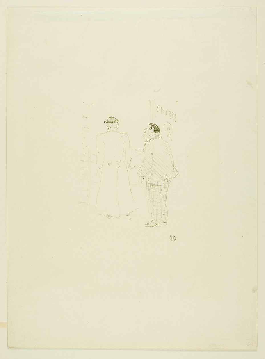 Der Hauptverkäufer bei Jourdan und Brown von Henri de Toulouse-Lautrec
