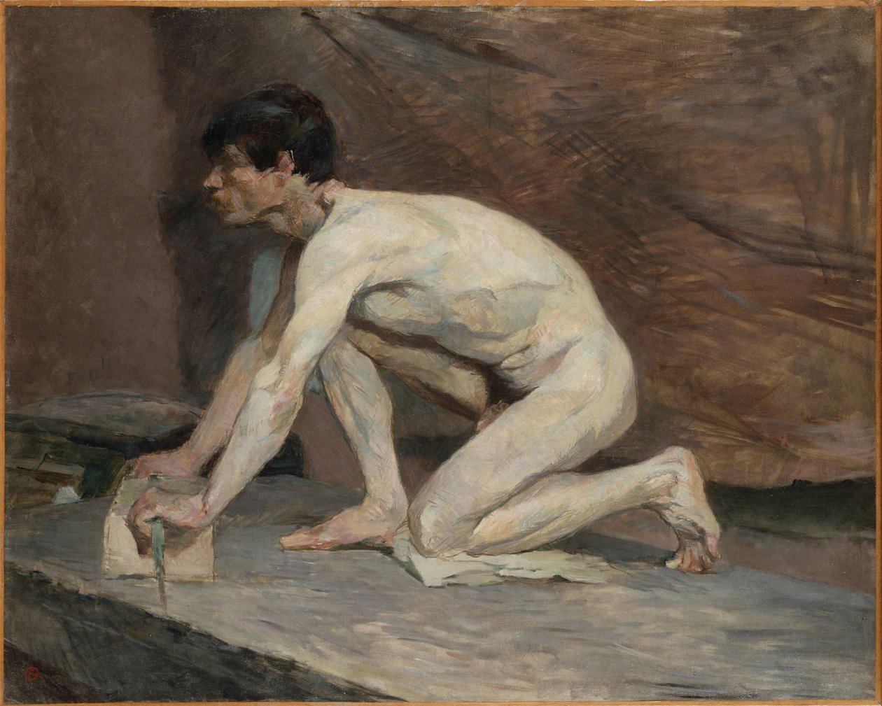 Der Marmorpolierer von Henri de Toulouse-Lautrec