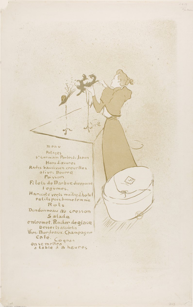 Die Modistin, Renée Vert von Henri de Toulouse-Lautrec
