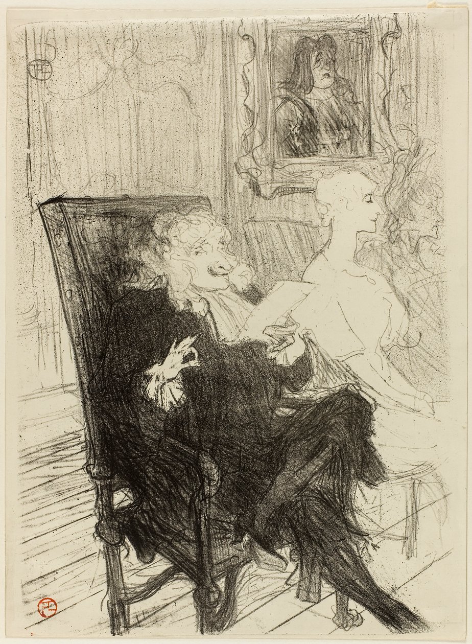 Truffier und Moreno, in Les Femmes Savantes von Henri de Toulouse-Lautrec