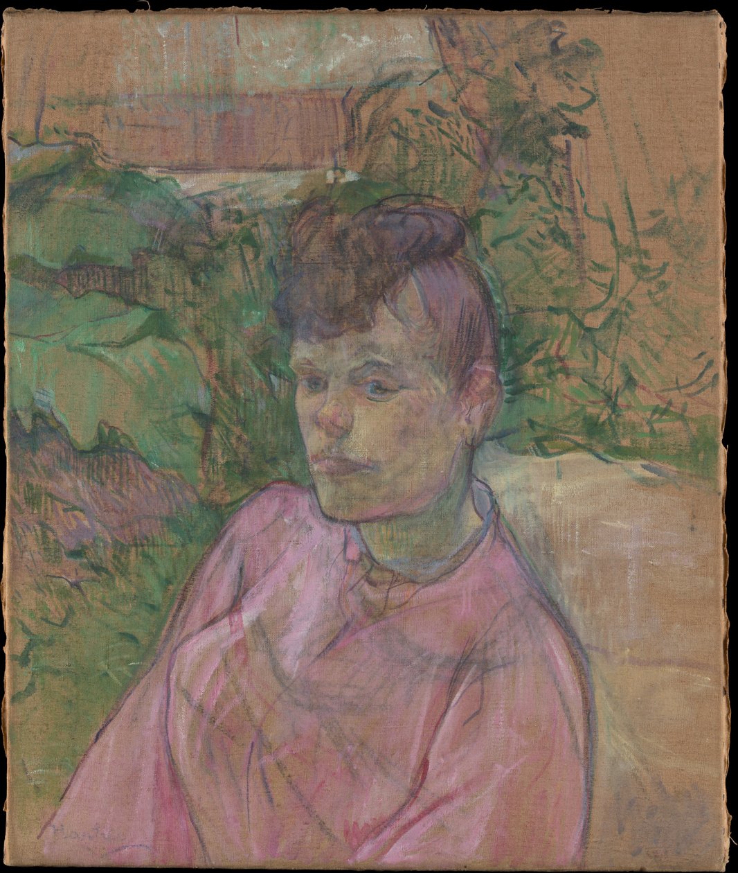 Frau im Garten von Monsieur Forest von Henri de Toulouse-Lautrec