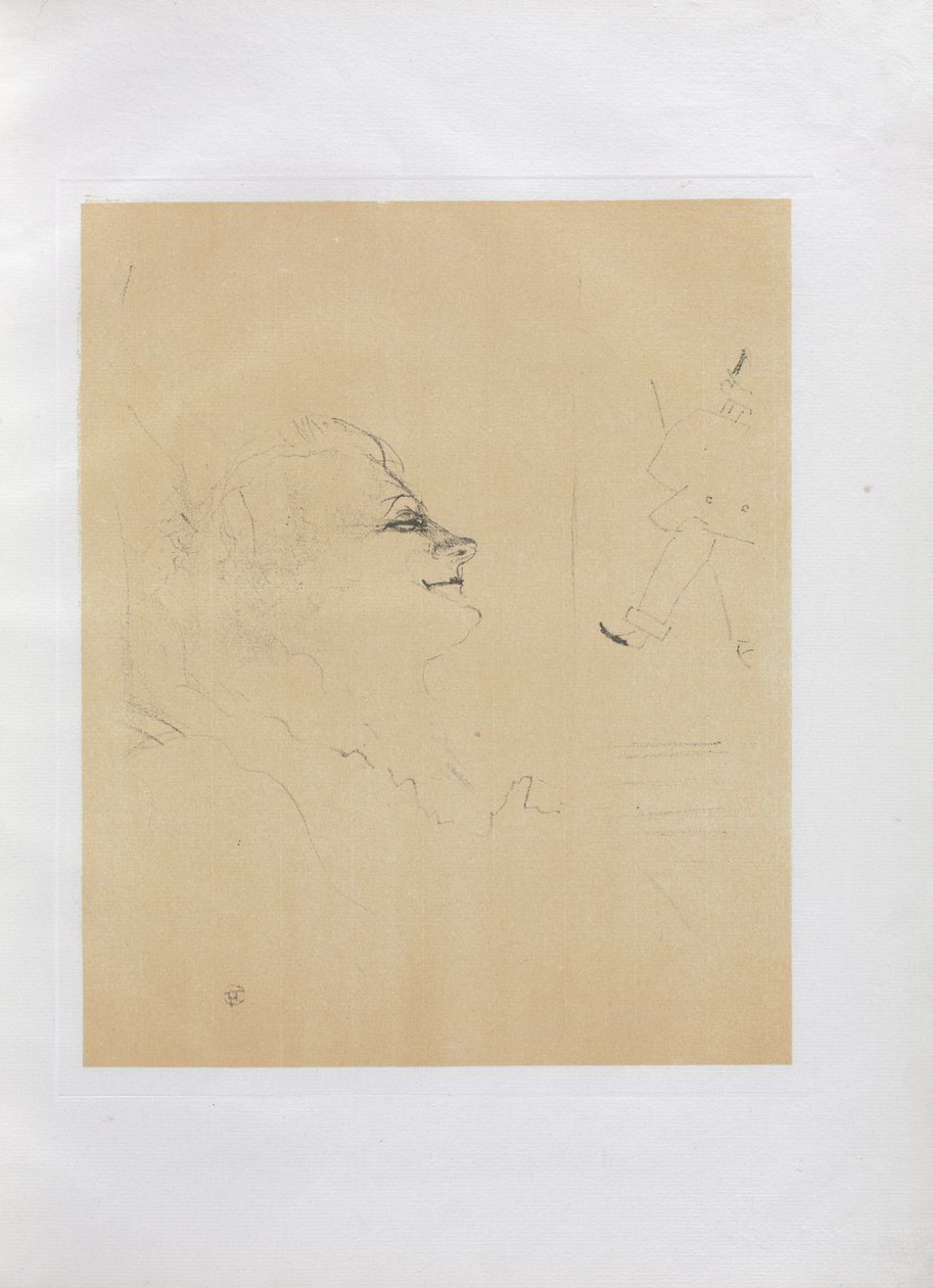 Yvette Guilbert-Englische Serie: Pessima von Henri de Toulouse-Lautrec