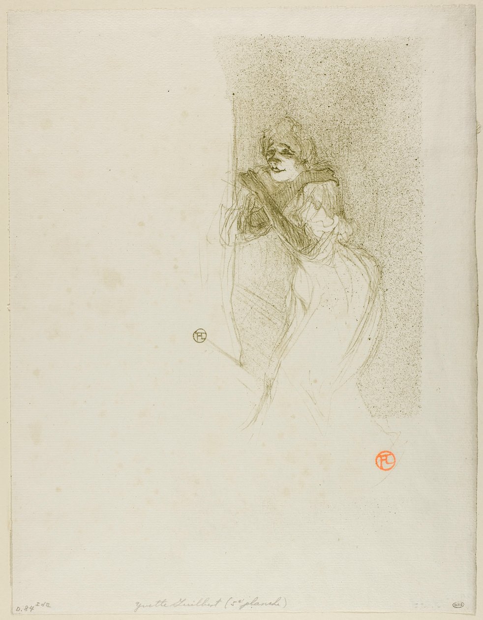 Yvette Guilbert von Henri de Toulouse-Lautrec