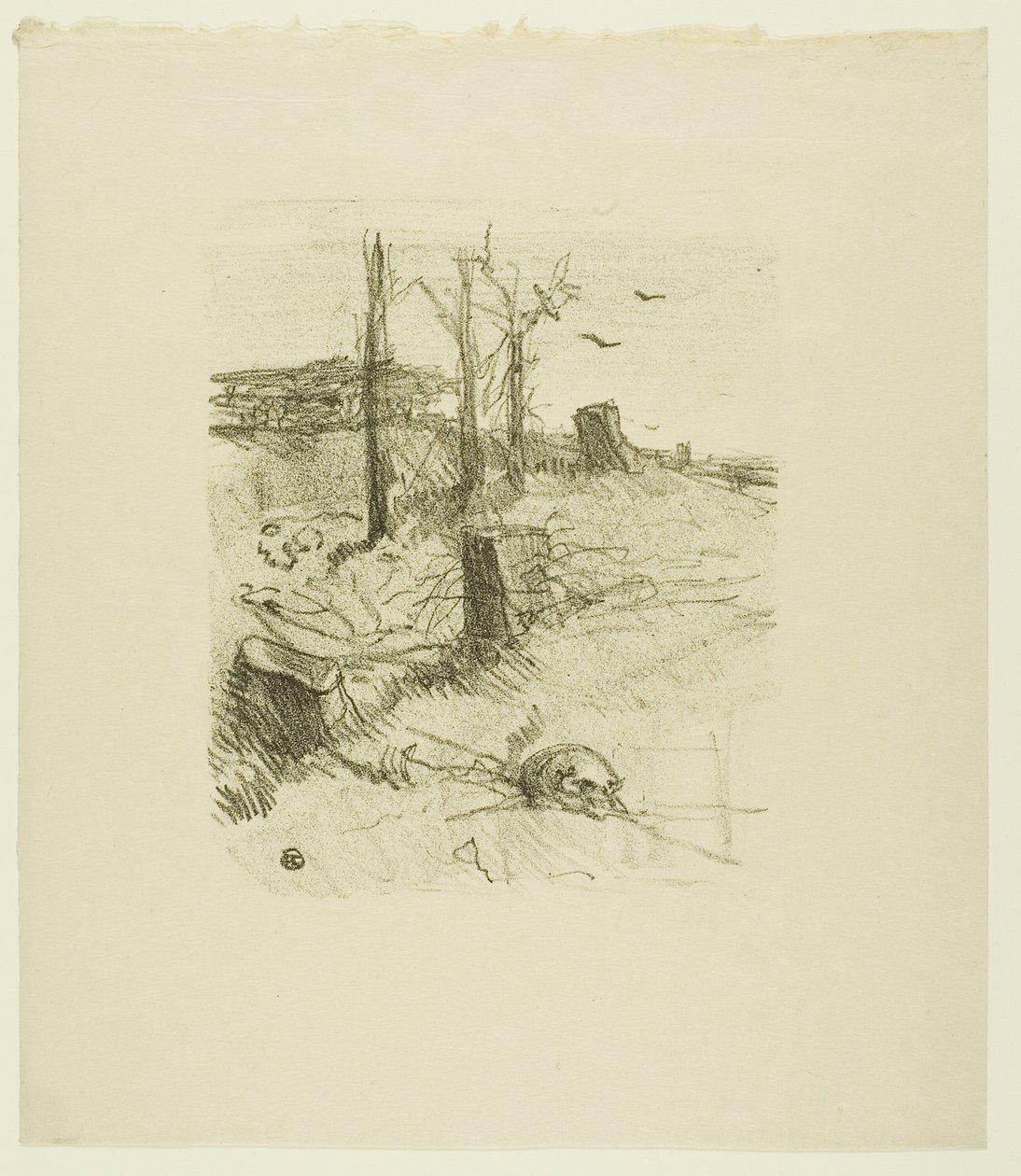 Ein Friedhof in Galizien, aus Au Pied du Sinaï von Henri de Toulouse Lautrec